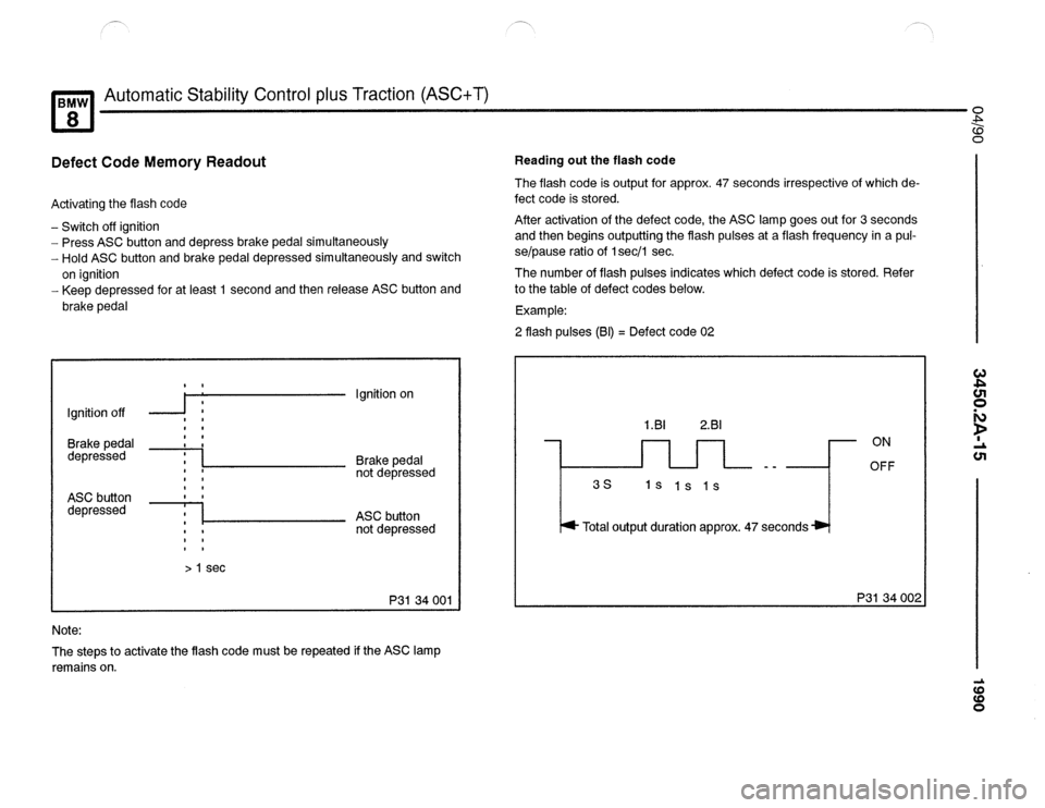 BMW 850csi 1990 E31 Electrical Troubleshooting Manual 