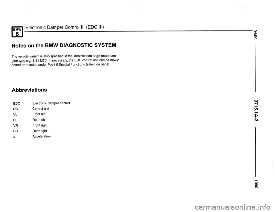 BMW 850csi 1990 E31 Electrical Troubleshooting Manual 