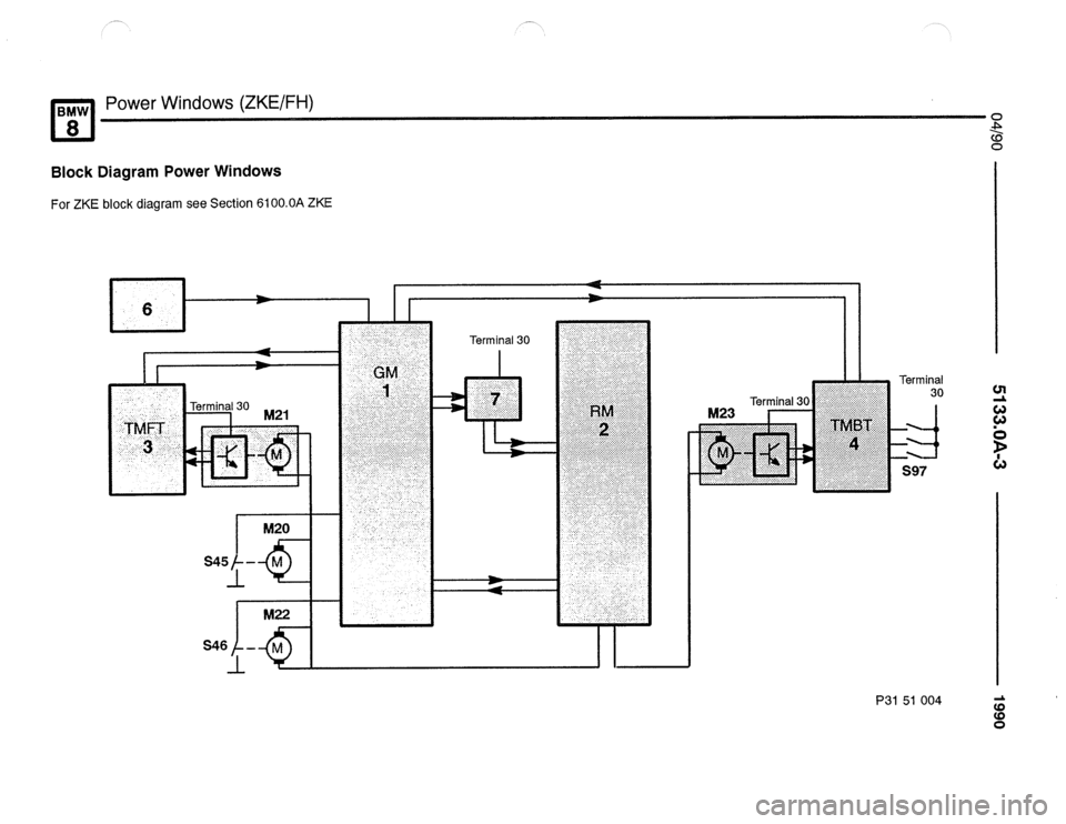 BMW 850csi 1990 E31 Electrical Troubleshooting Manual 