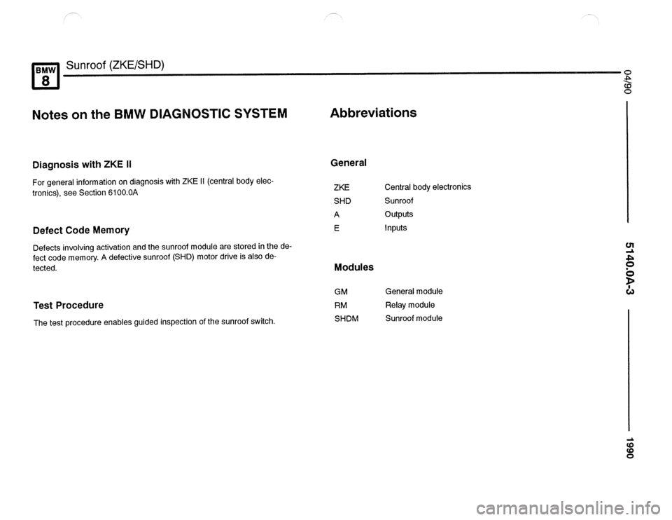 BMW 850csi 1990 E31 Electrical Troubleshooting Manual 