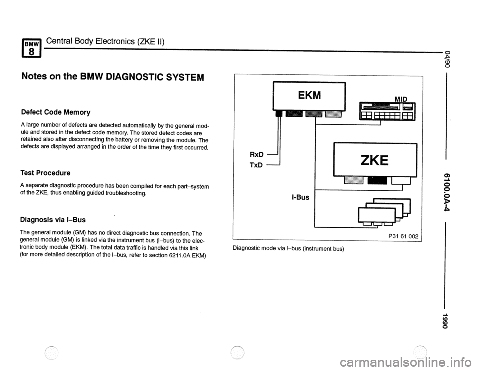 BMW 850csi 1990 E31 Electrical Troubleshooting Manual 