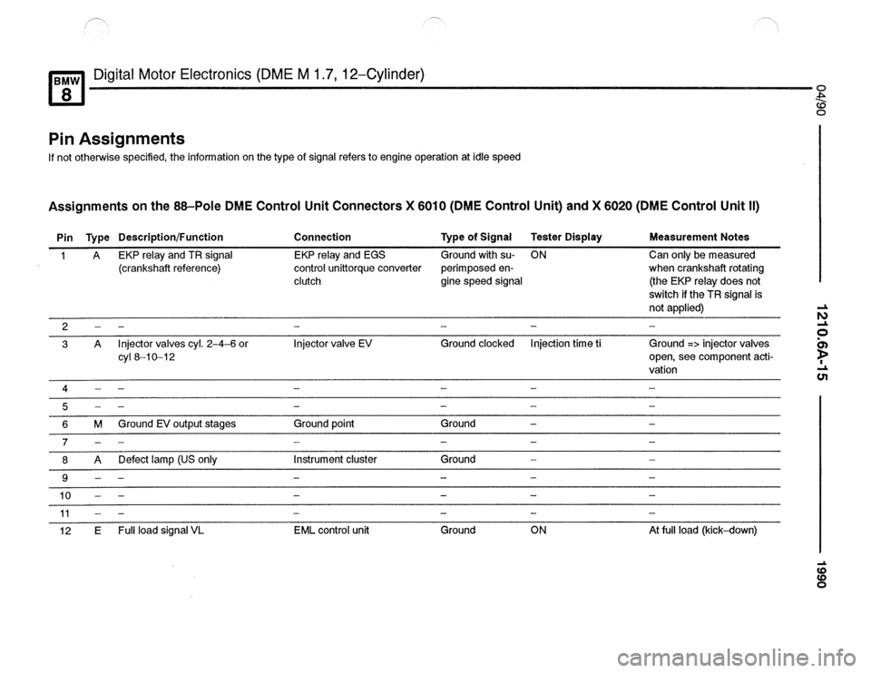 BMW 850csi 1990 E31 Electrical Troubleshooting Manual 