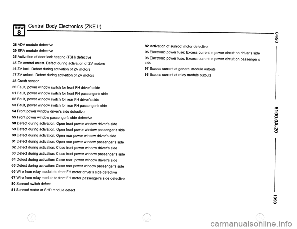 BMW 850csi 1990 E31 Electrical Troubleshooting Manual 