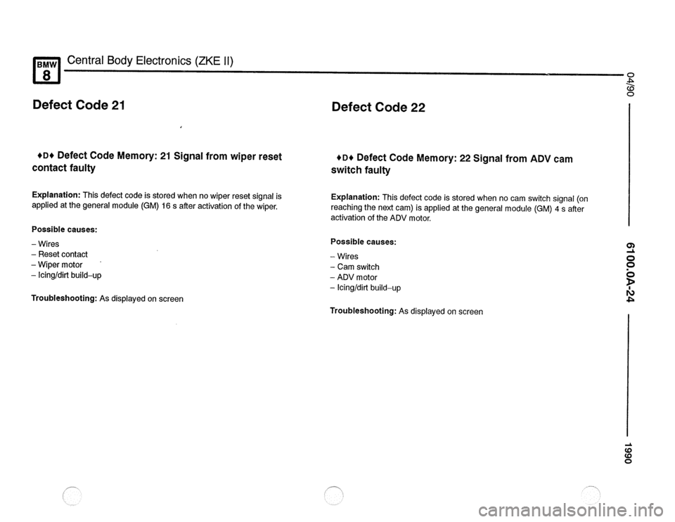 BMW 850csi 1990 E31 Electrical Troubleshooting Manual 