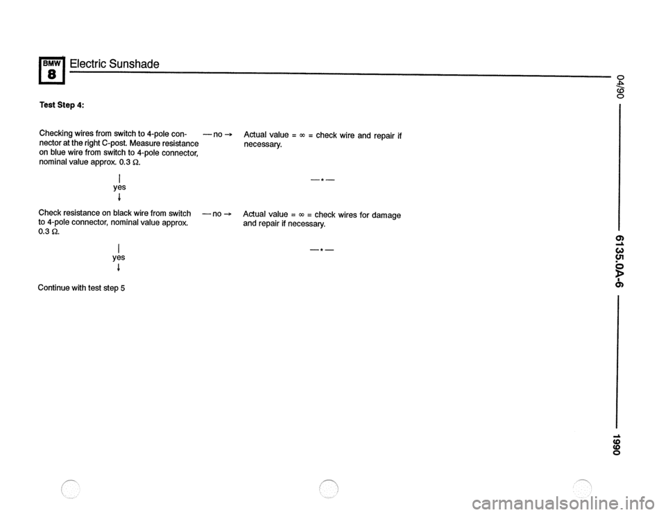 BMW 850csi 1990 E31 Electrical Troubleshooting Manual 