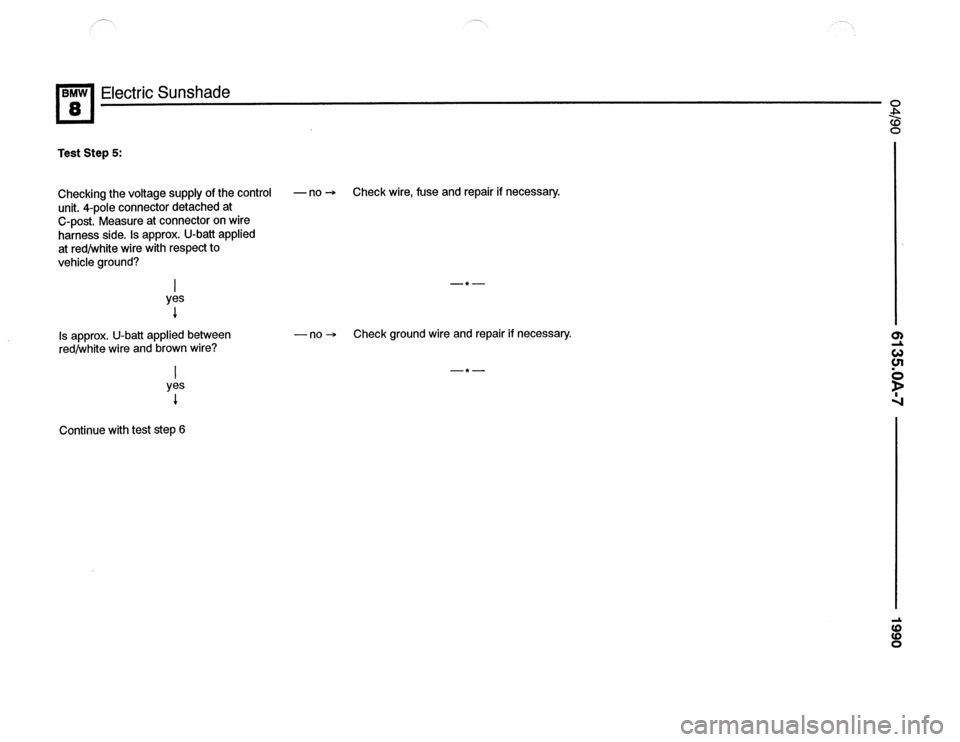 BMW 850csi 1990 E31 Electrical Troubleshooting Manual 