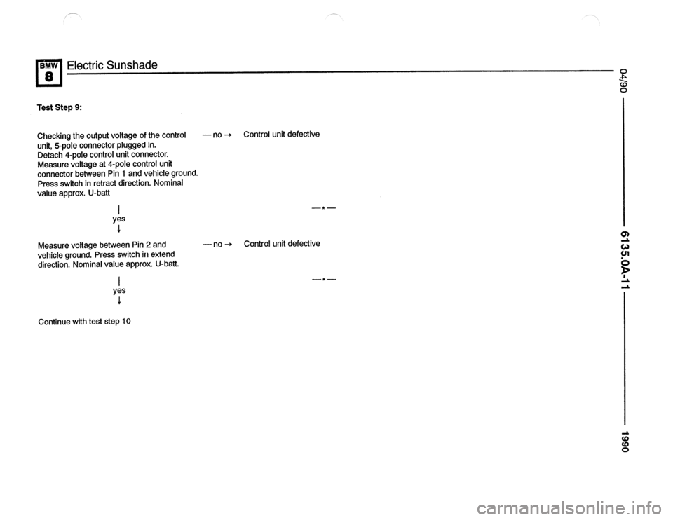 BMW 850csi 1990 E31 Electrical Troubleshooting Manual 