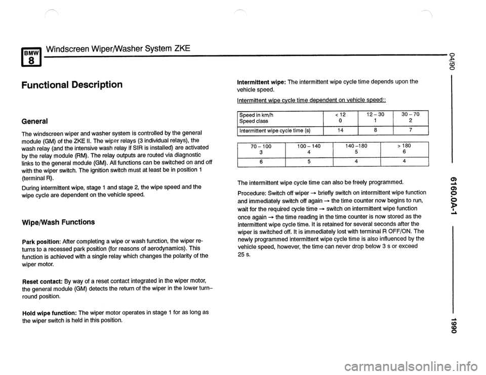 BMW 850csi 1990 E31 Electrical Troubleshooting Manual 
