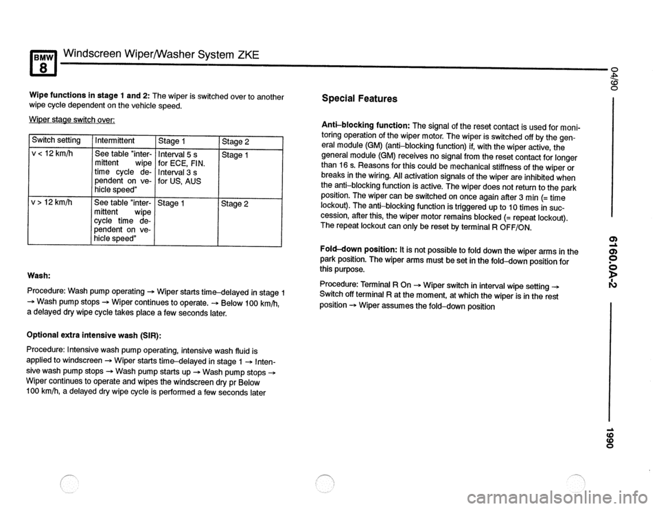 BMW 850csi 1990 E31 Electrical Troubleshooting Manual 