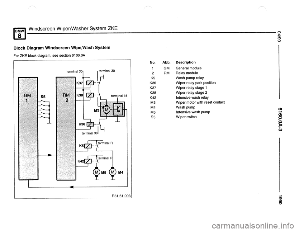 BMW 850csi 1990 E31 Electrical Troubleshooting Manual 