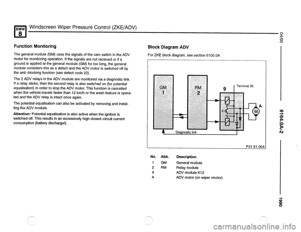 BMW 850csi 1990 E31 Electrical Troubleshooting Manual 