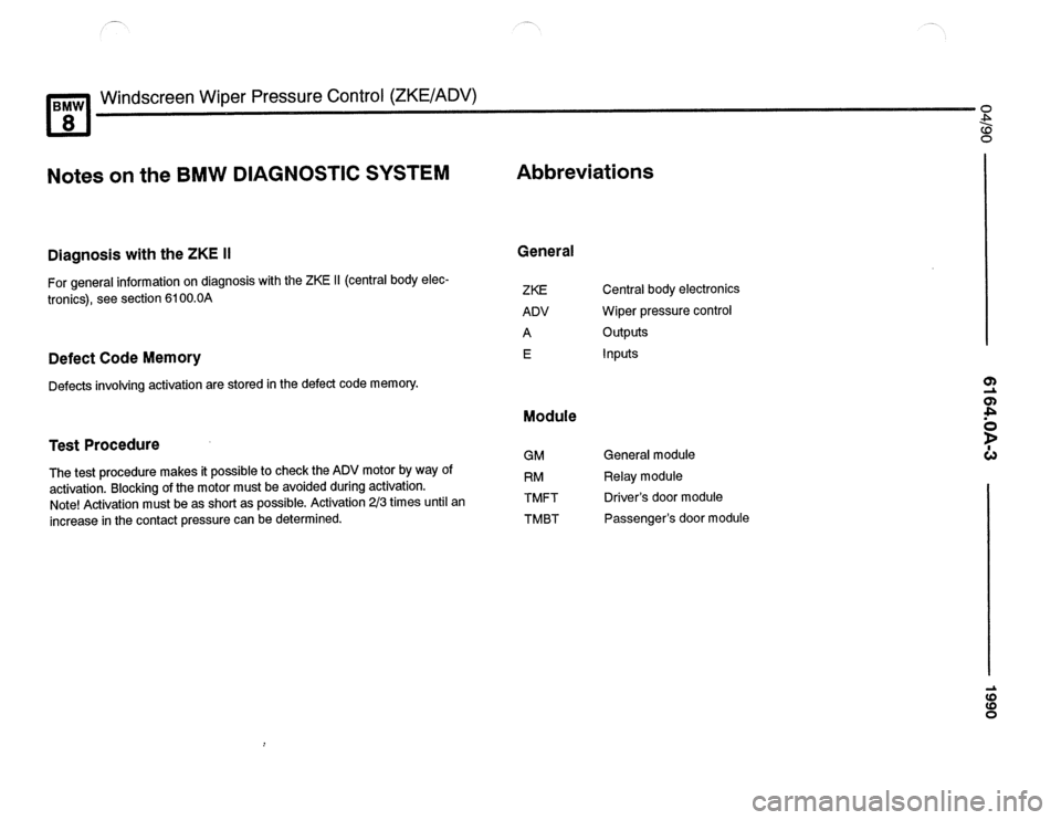 BMW 850csi 1990 E31 Electrical Troubleshooting Manual 