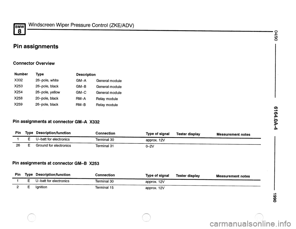 BMW 850csi 1990 E31 Electrical Troubleshooting Manual 