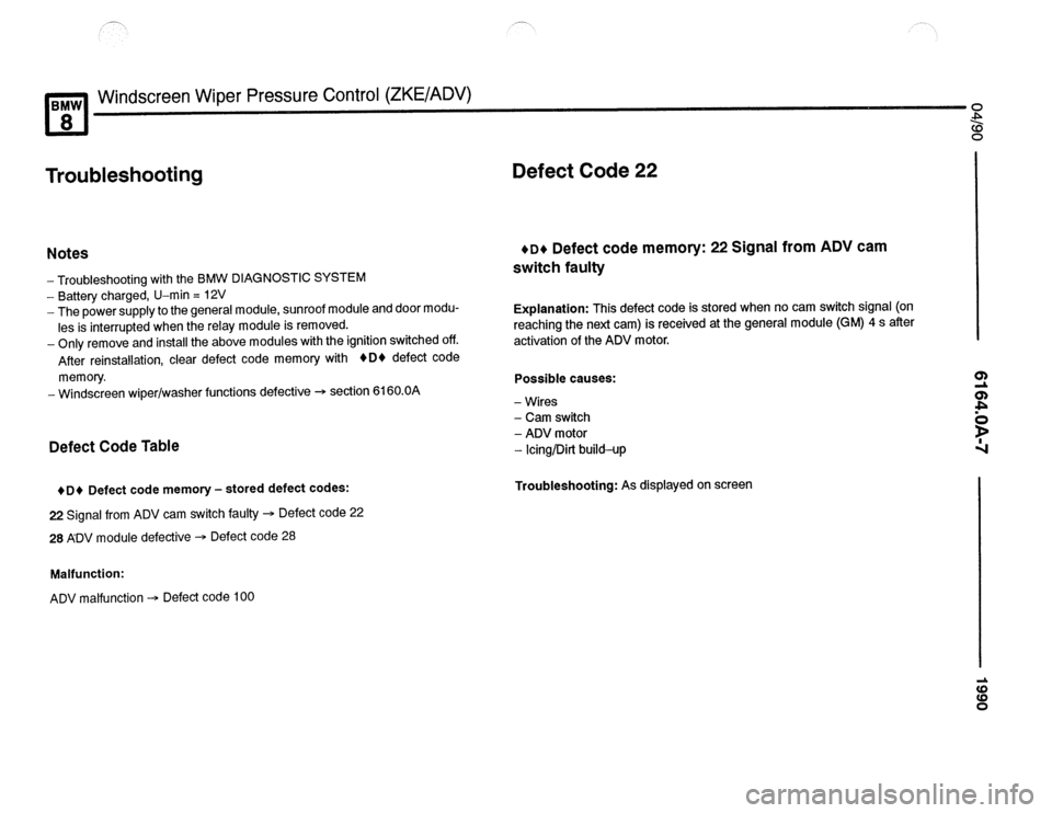 BMW 850csi 1990 E31 Electrical Troubleshooting Manual 