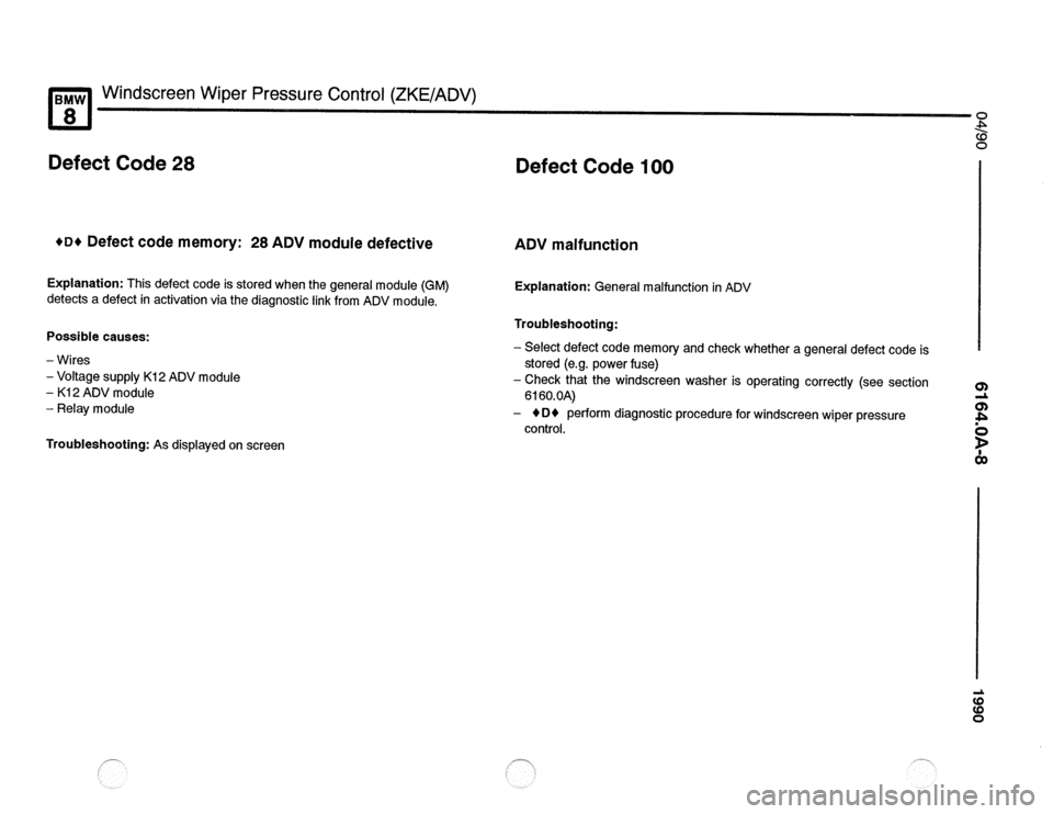 BMW 850csi 1990 E31 Electrical Troubleshooting Manual 