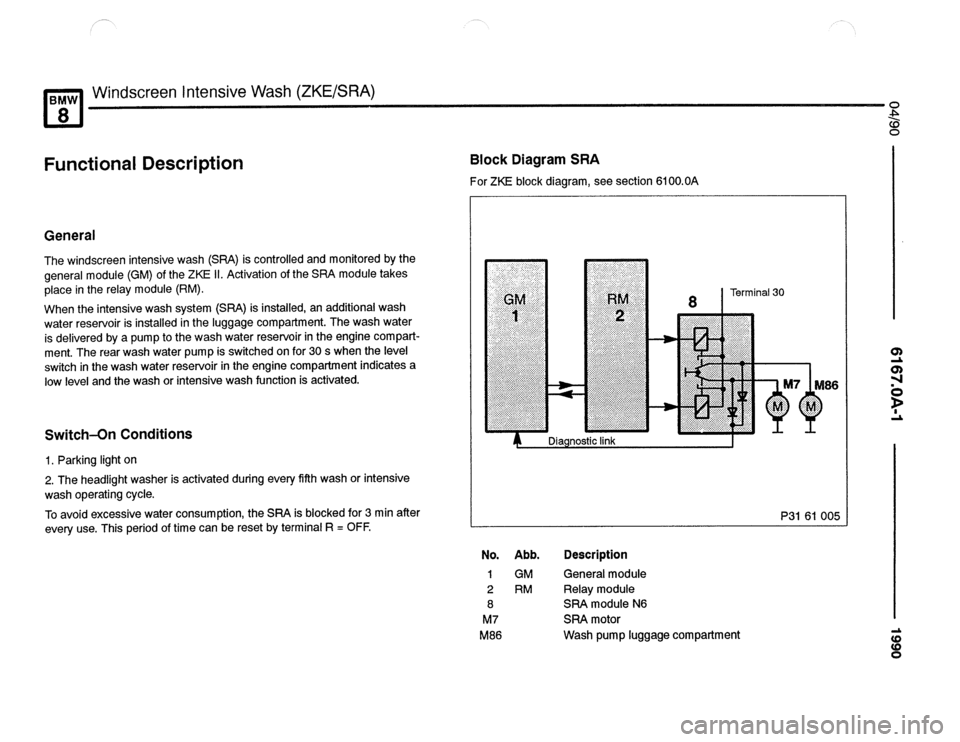 BMW 850csi 1990 E31 Electrical Troubleshooting Manual 