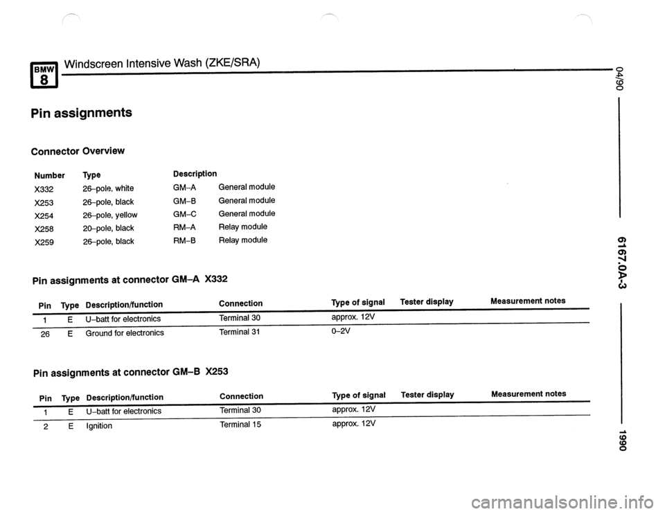 BMW 850csi 1990 E31 Electrical Troubleshooting Manual 