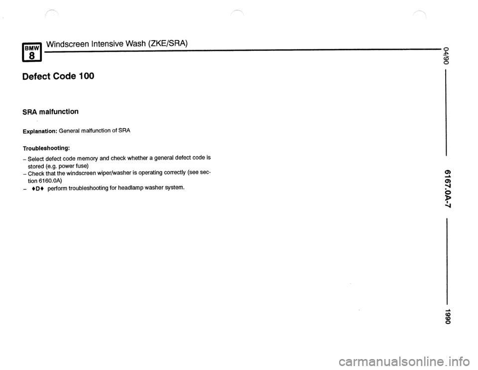 BMW 850csi 1990 E31 Electrical Troubleshooting Manual 