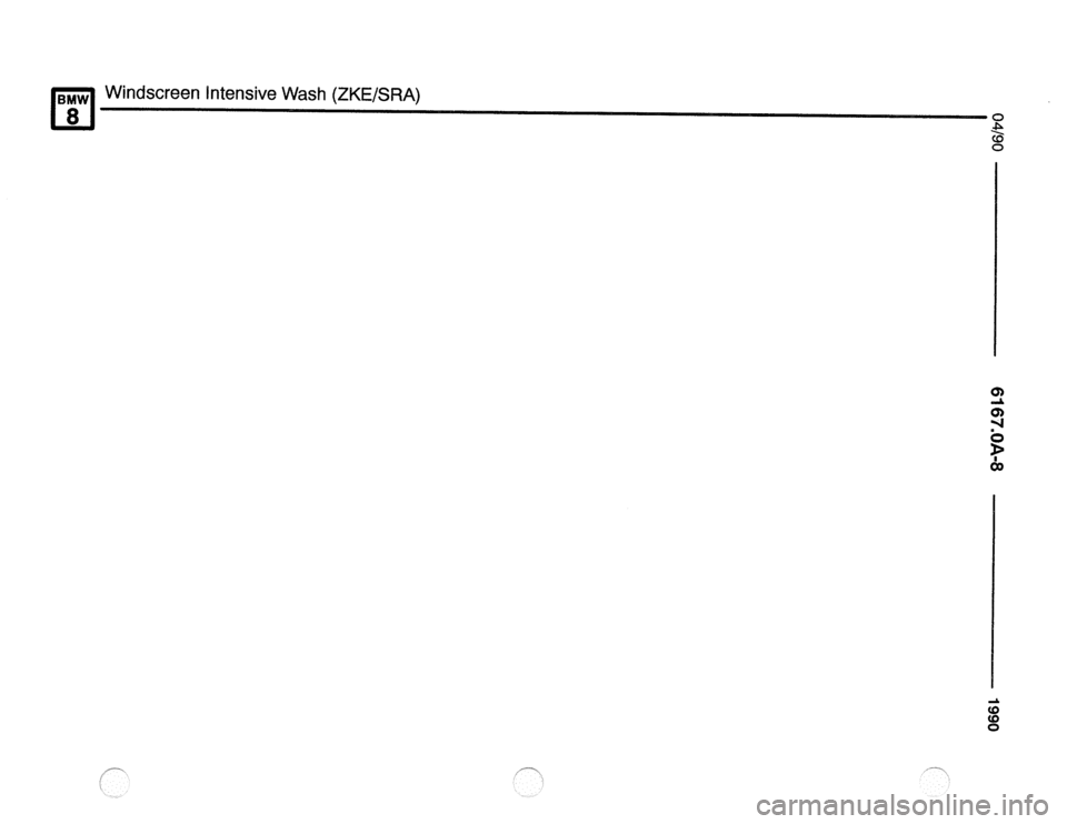 BMW 850csi 1990 E31 Electrical Troubleshooting Manual 
