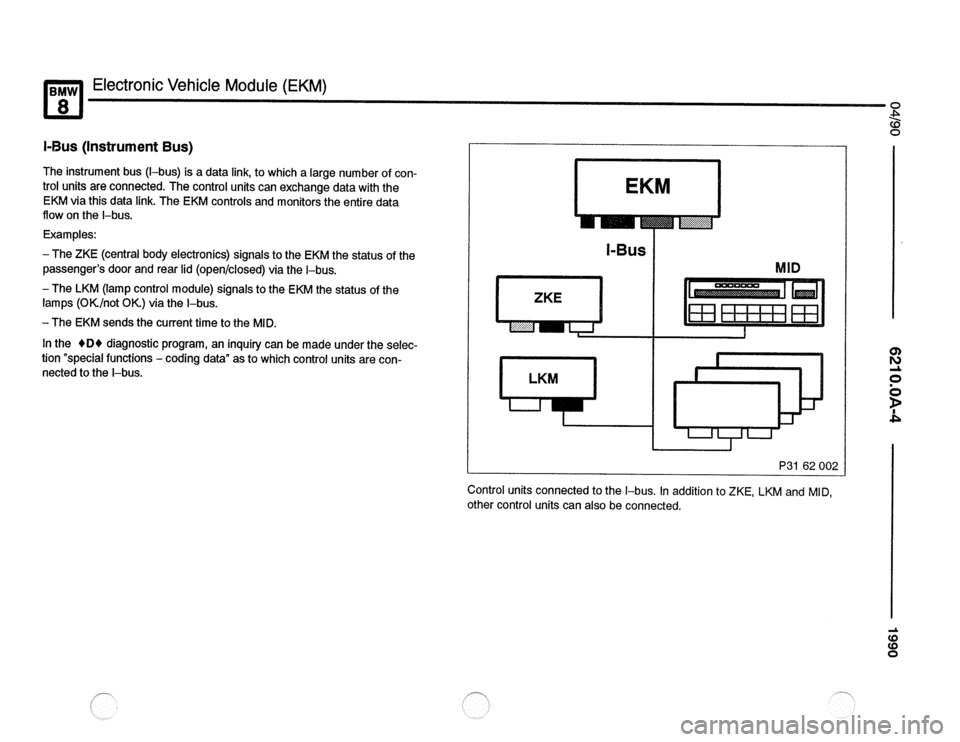 BMW 850csi 1990 E31 Electrical Troubleshooting Manual 