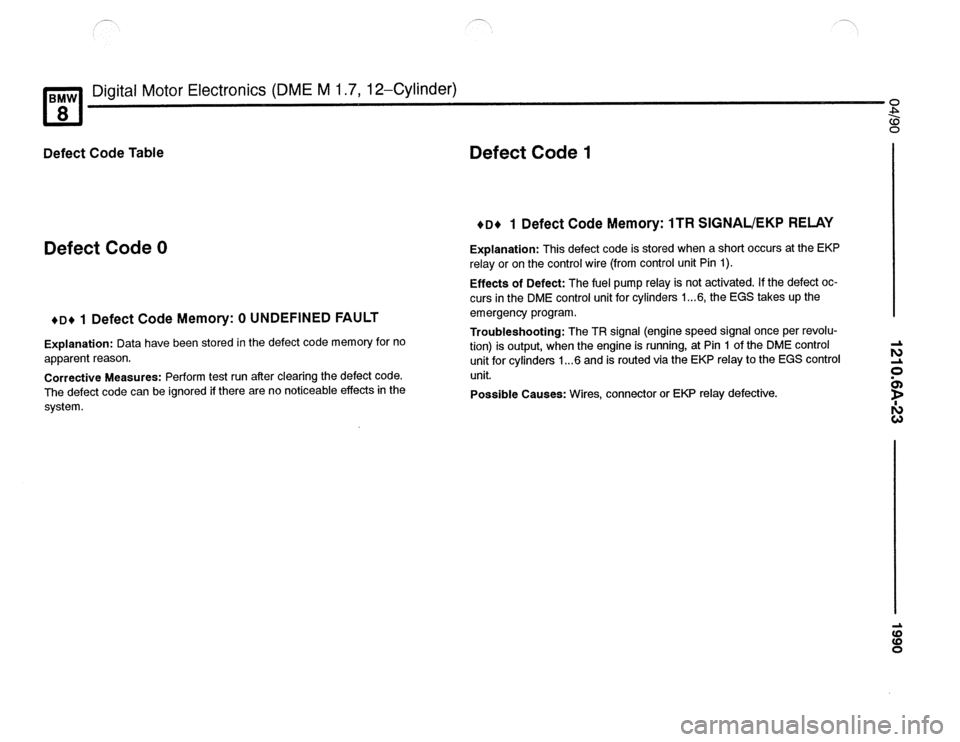 BMW 850csi 1990 E31 Electrical Troubleshooting Manual 