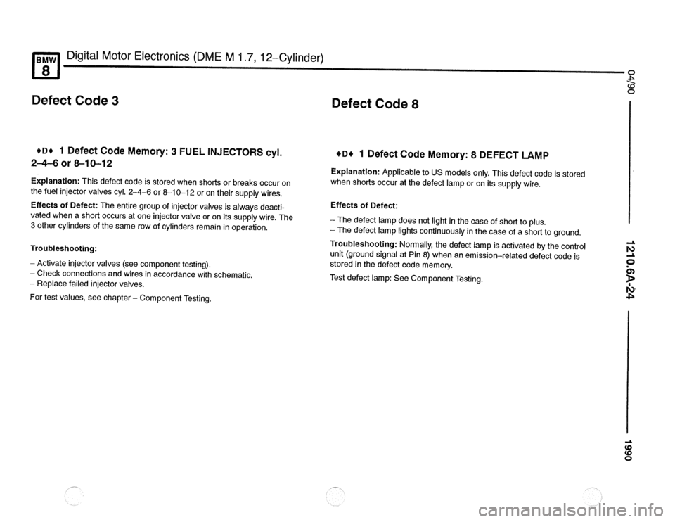 BMW 850csi 1990 E31 Electrical Troubleshooting Manual 