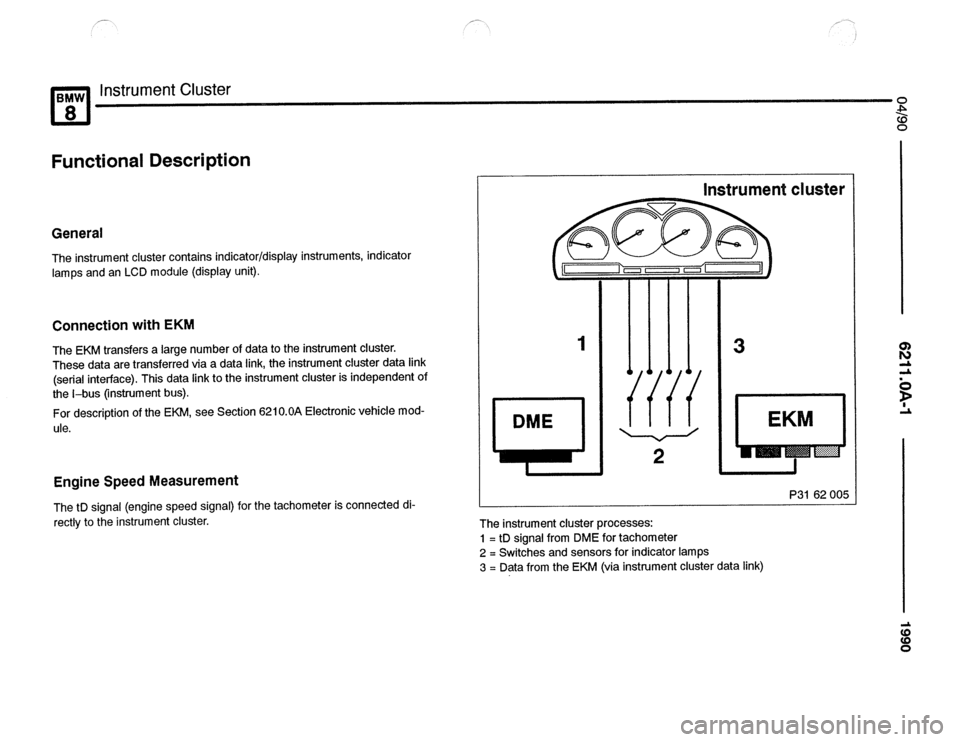 BMW 850csi 1990 E31 Electrical Troubleshooting Manual 