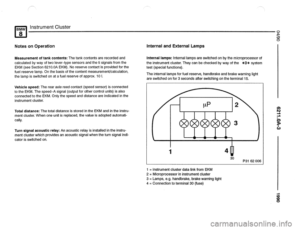BMW 850csi 1990 E31 Electrical Troubleshooting Manual 