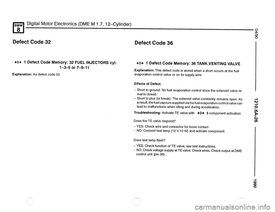BMW 850csi 1990 E31 Electrical Troubleshooting Manual 