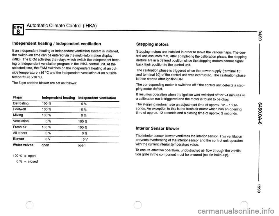 BMW 850csi 1990 E31 Electrical Troubleshooting Manual 