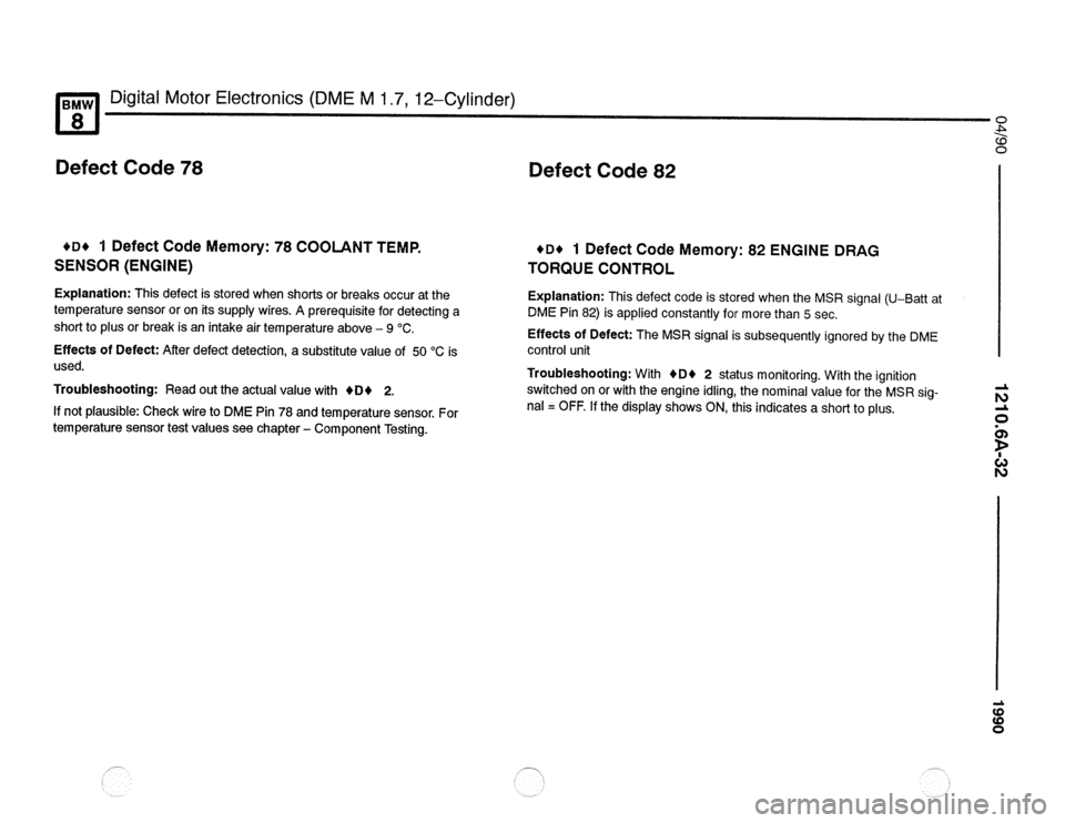 BMW 850csi 1990 E31 Electrical Troubleshooting Manual 