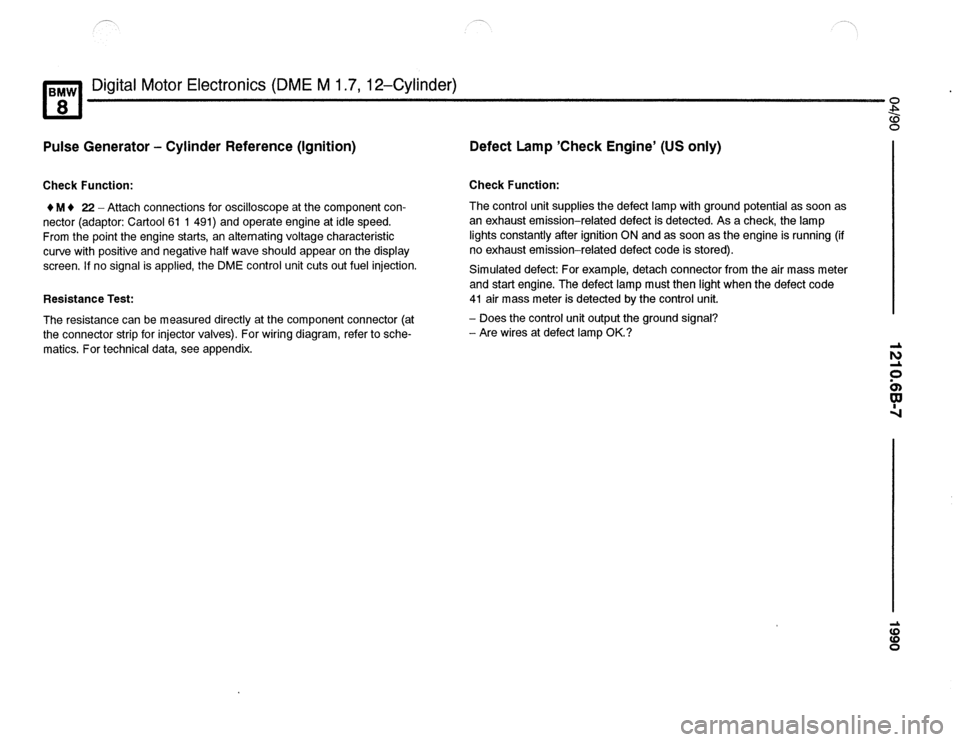 BMW 850csi 1990 E31 Electrical Troubleshooting Manual 