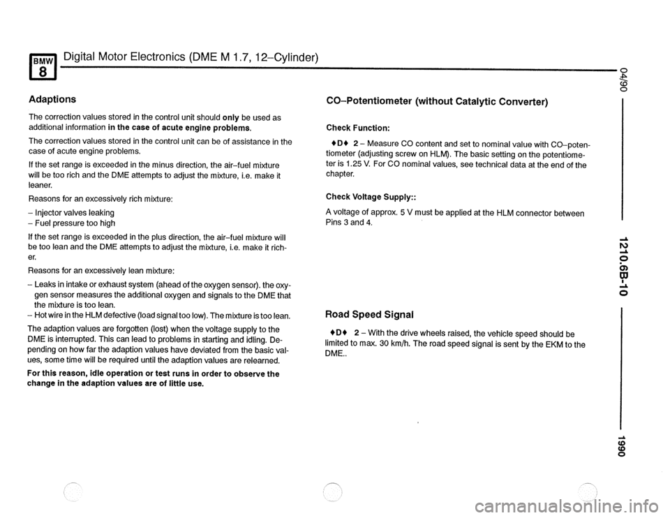 BMW 850csi 1990 E31 Electrical Troubleshooting Manual 