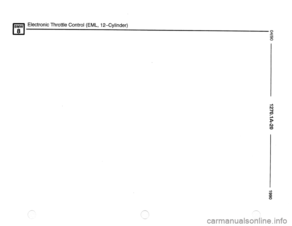 BMW 850csi 1990 E31 Electrical Troubleshooting Manual 