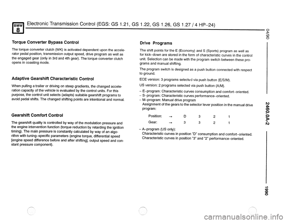 BMW 850csi 1990 E31 Electrical Troubleshooting Manual 