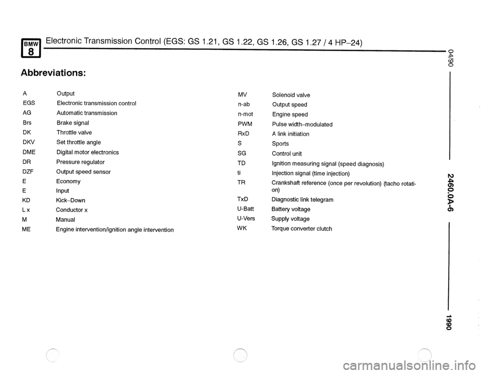 BMW 850csi 1990 E31 Electrical Troubleshooting Manual 