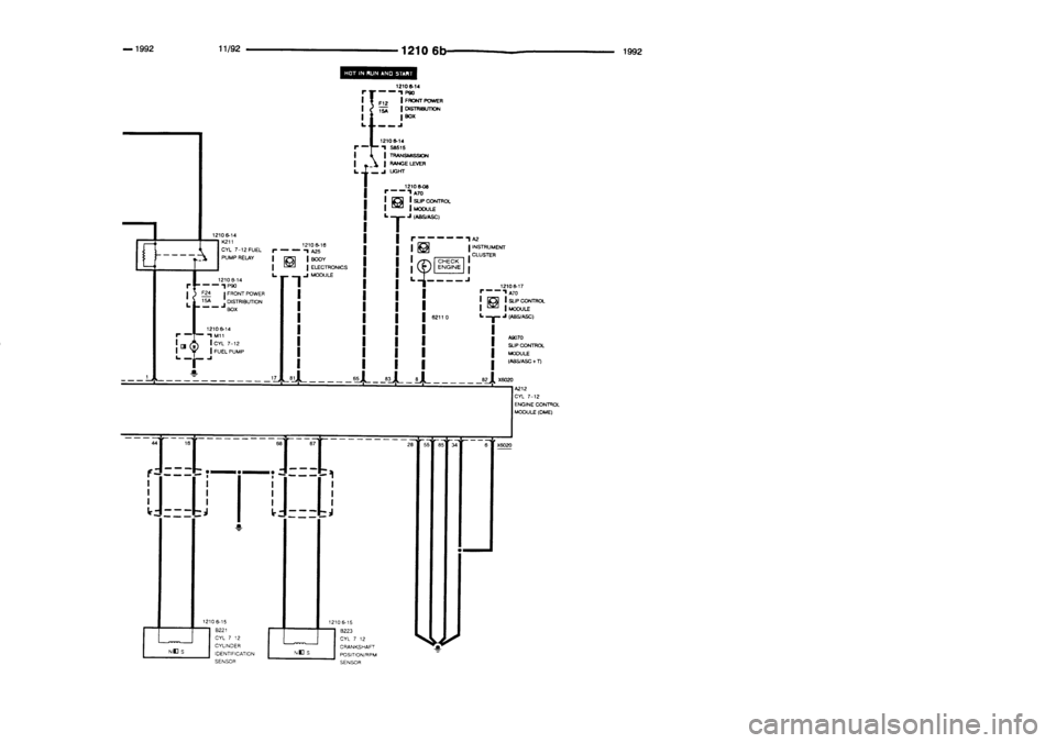 BMW 850i 1992 E31 Electrical Troubleshooting Manual 