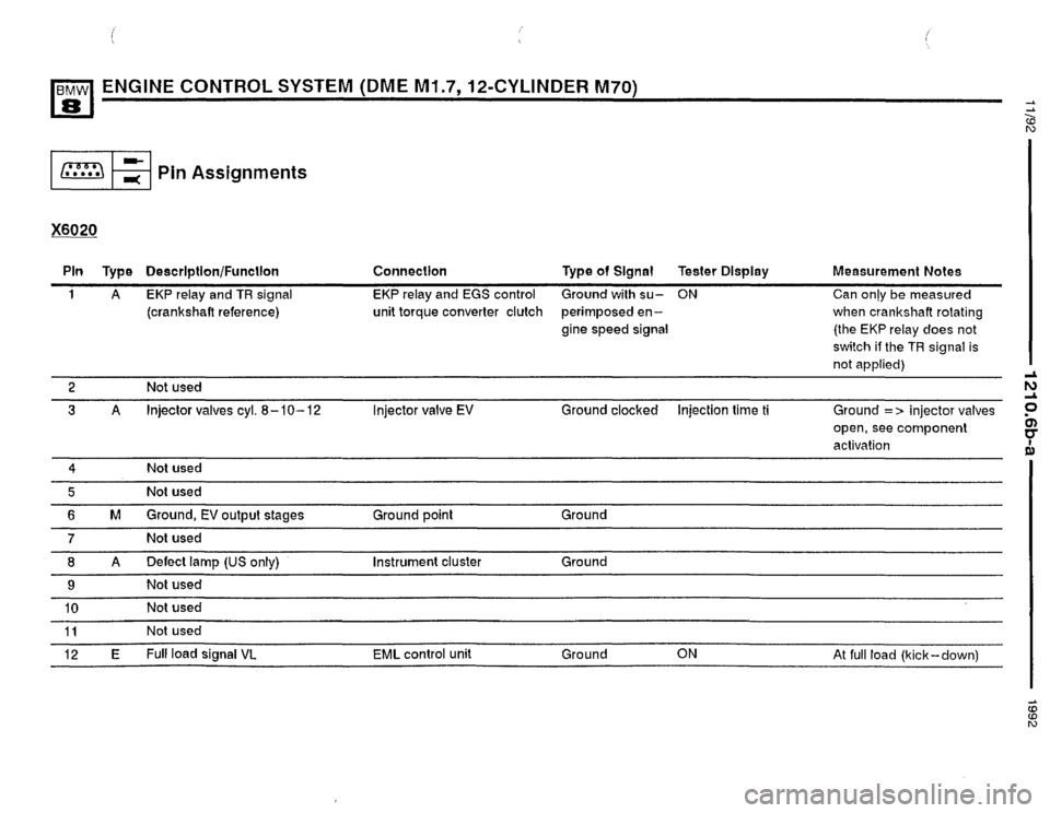 BMW 850i 1992 E31 Electrical Troubleshooting Manual 