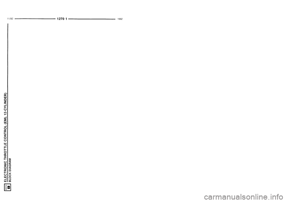 BMW 850i 1992 E31 Electrical Troubleshooting Manual 