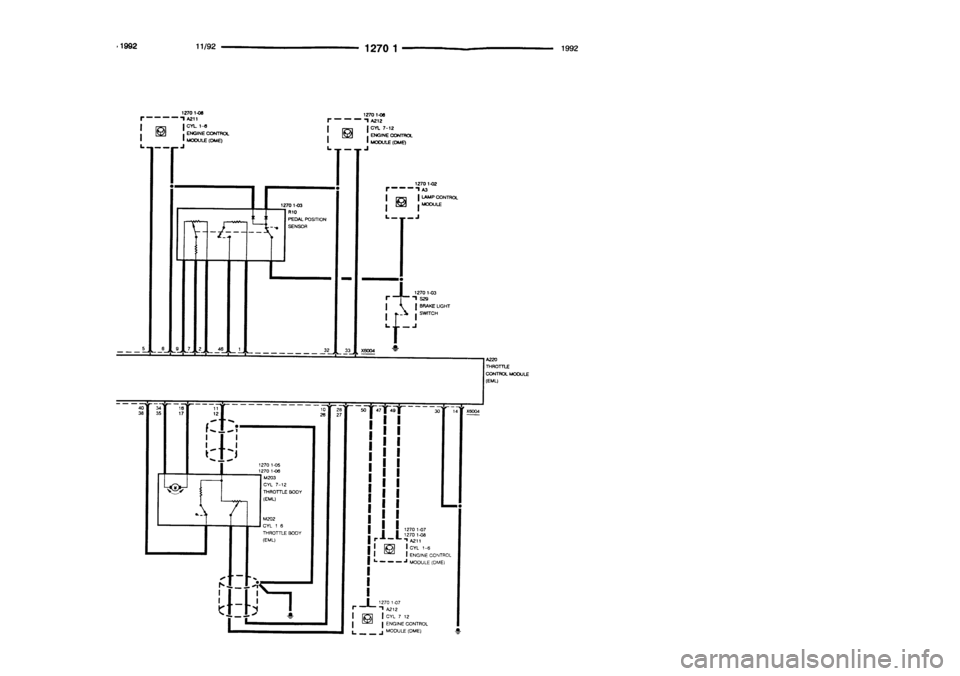 BMW 850i 1992 E31 Electrical Troubleshooting Manual 