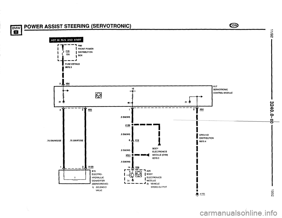 BMW 850i 1992 E31 Electrical Troubleshooting Manual 