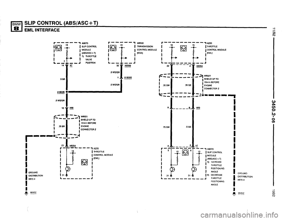 BMW 850i 1992 E31 Electrical Troubleshooting Manual 