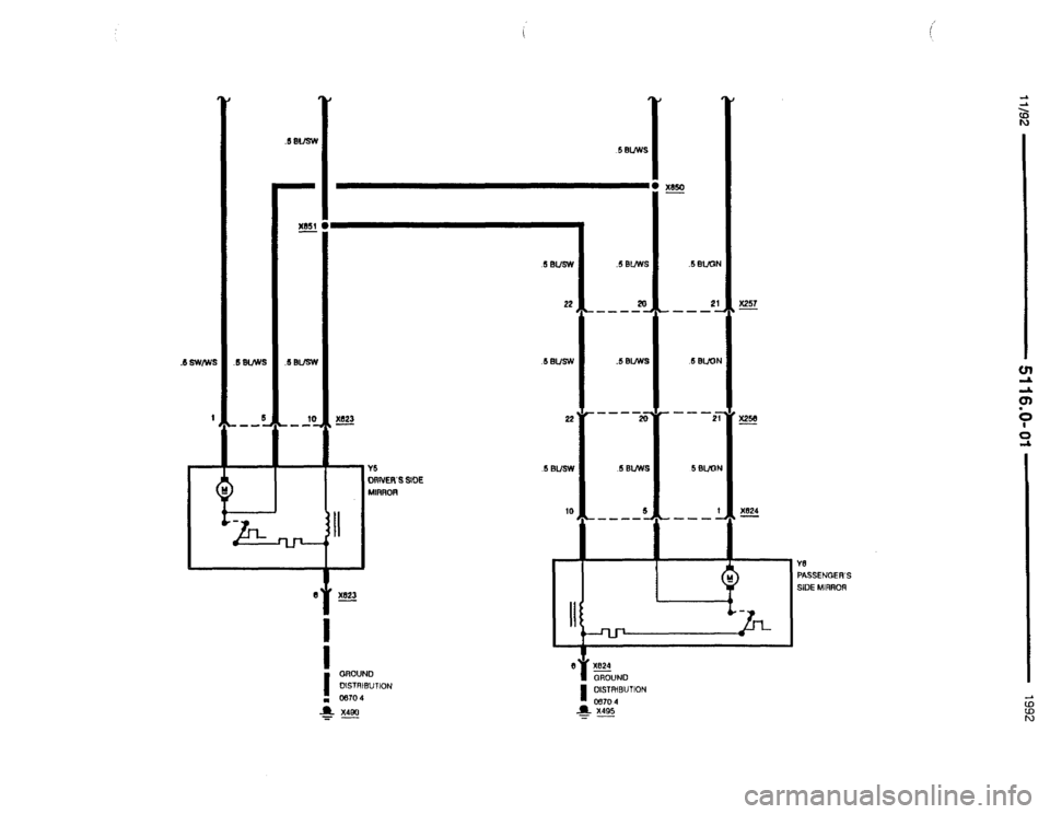 BMW 850i 1992 E31 Electrical Troubleshooting Manual 
