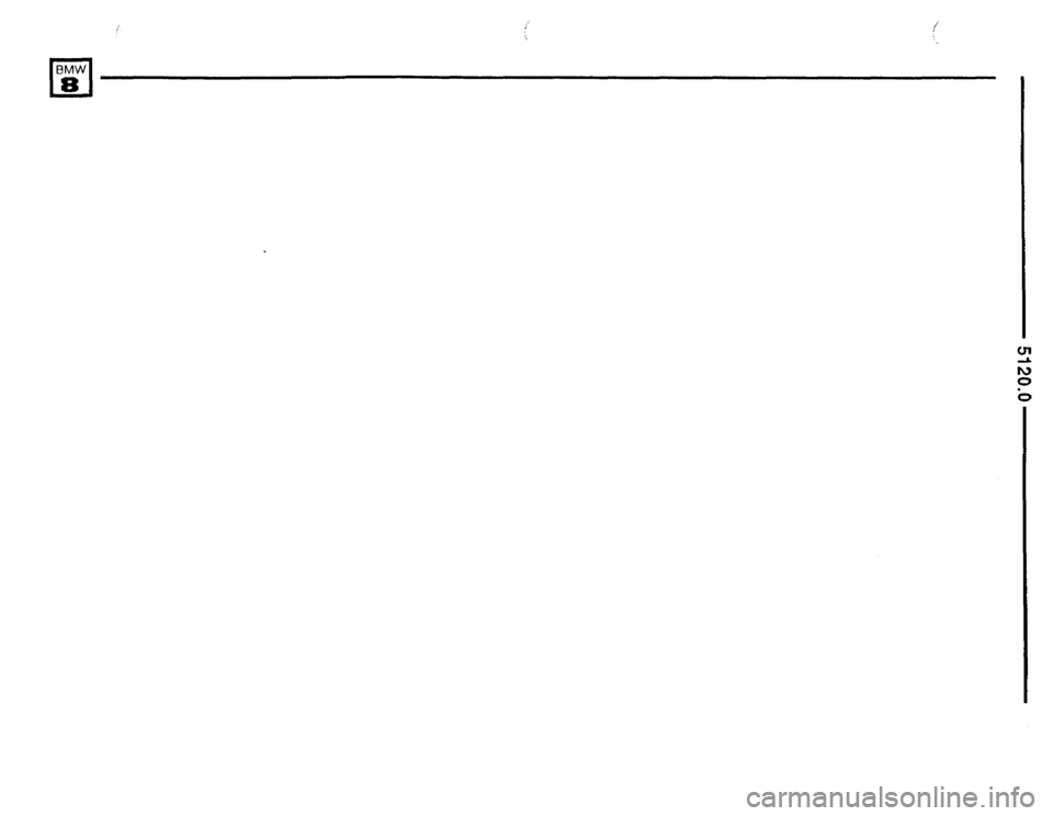 BMW 850i 1992 E31 Electrical Troubleshooting Manual 