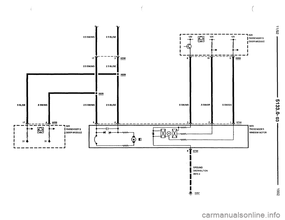 BMW 850i 1992 E31 Electrical Troubleshooting Manual 