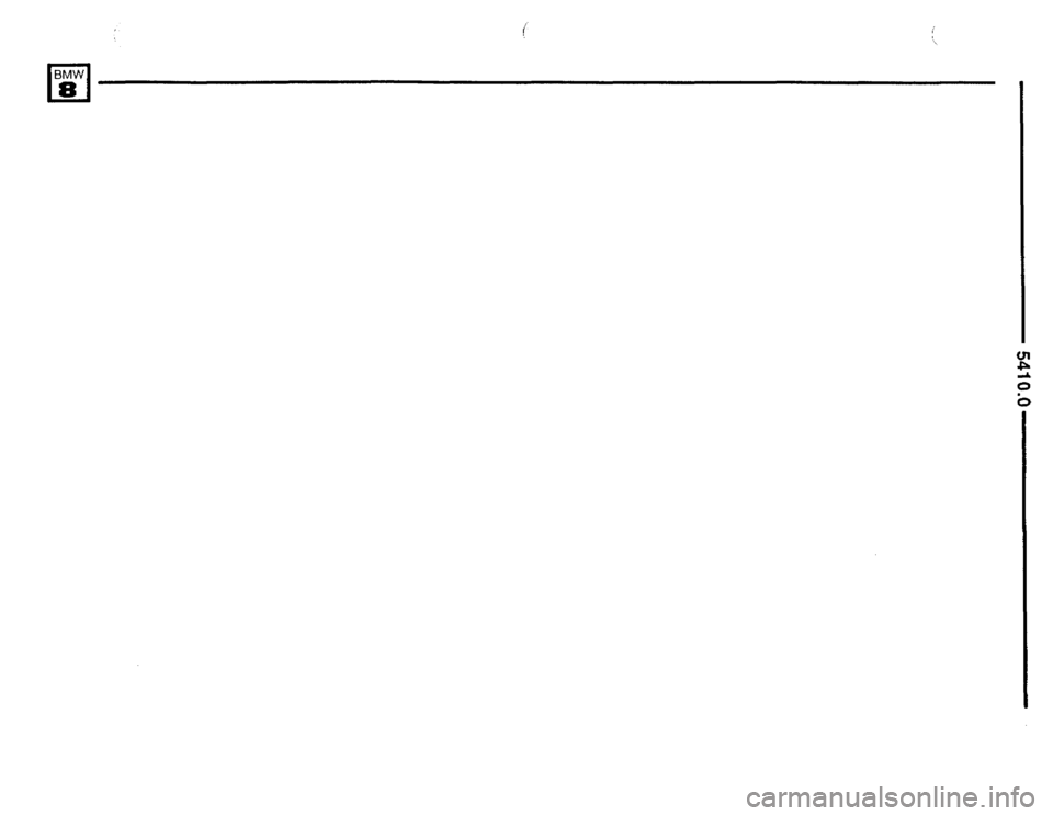 BMW 850i 1992 E31 Electrical Troubleshooting Manual 