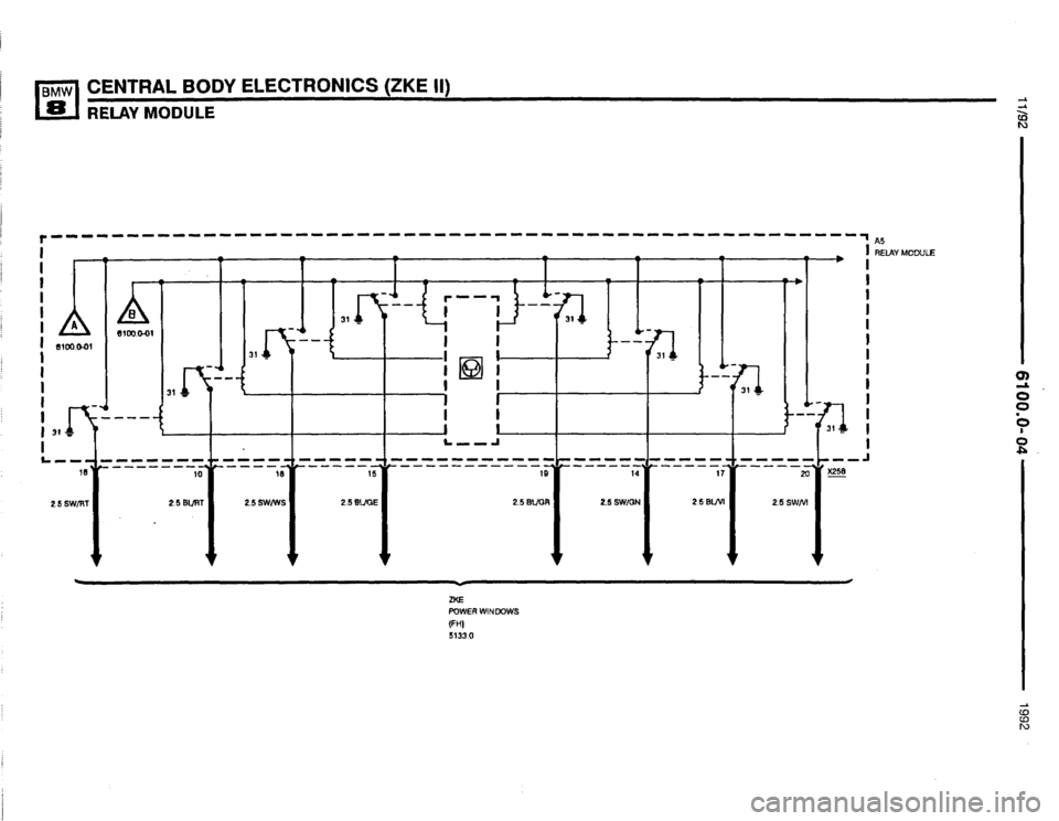 BMW 850i 1992 E31 Electrical Troubleshooting Manual 