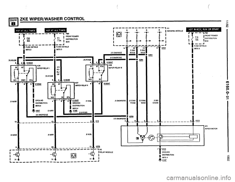BMW 850i 1992 E31 Electrical Troubleshooting Manual 