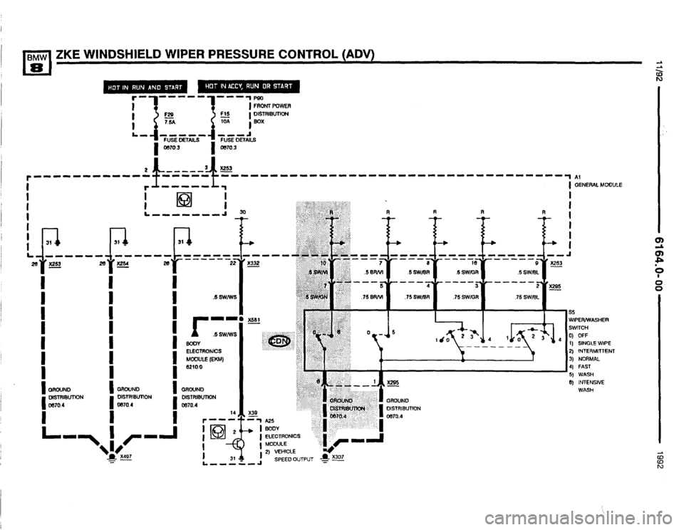 BMW 850i 1992 E31 Electrical Troubleshooting Manual 