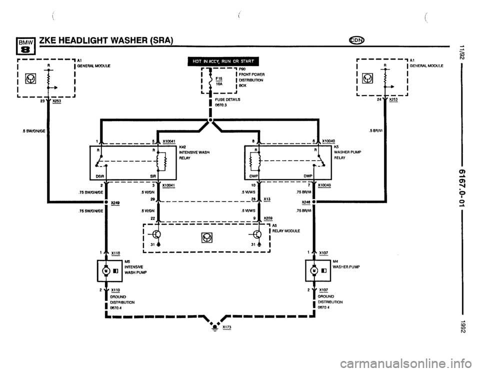 BMW 850i 1992 E31 Electrical Troubleshooting Manual 